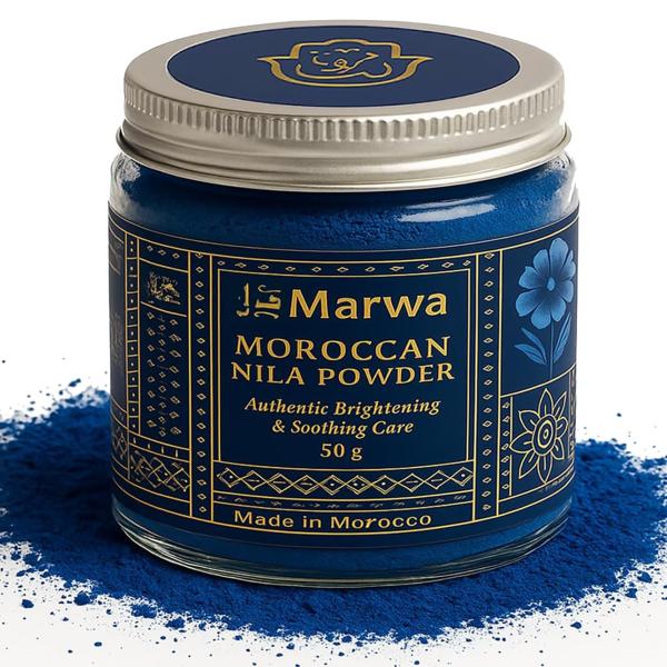 Moroccan Nila – 100% Pure Saharan Indigo , Body & Hair | Brightens, Exfoliate...