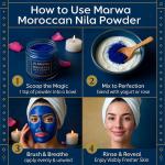 Moroccan Nila – 100% Pure Saharan Indigo , Body & Hair | Brightens, Exfoliate...